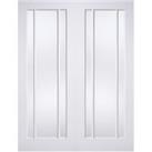 LPD Internal Lincoln Pair Primed White Solid Core Door - 1220 x 1981mm