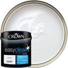 Crown Easyclean Mid Sheen Emulsion Bathroom Paint - Clay White - 2.5L