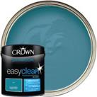 Crown Easyclean Mid Sheen Emulsion Bathroom Paint - Teal - 2.5L