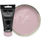 Crown Matt Emulsion Paint - Raspberry Souffle Tester Pot - 40ml