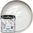 Crown Matt Emulsion Paint - Chalky White - 2.5L