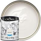 Crown Matt Emulsion Paint - Sail White - 5L