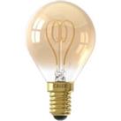 Calex Standard Gold Filament Flex Ball E14 4W Dimmable Light Bulb