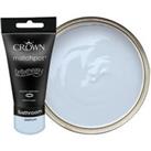 Crown Easyclean Mid Sheen Emulsion Bathroom Paint Tester Pot - Platinum - 40ml