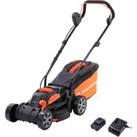 Yard Force LM C33 20V 33cm Cordless Lawnmower with 4.0Ah Li-ion Battery & Quick Charger