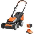 Yard Force LM G46E 40V 46cm Self-Propelled Cordless Lawnmower with 4AH Lithium-ion Battery & Qui