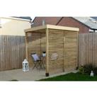Forest Garden Modular Pergola with 3 Side Panel Pack - 1.97 x 1.97m