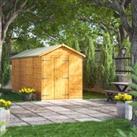 Power Sheds 18 x 6ft Double Door Apex Shiplap Dip Treated Windowless Shed