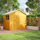 Power Sheds Apex Shiplap Dip Treated Shed - 6 x 8ft