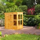 Power Sheds 4 x 6ft Pent Shiplap Dip Treated Potting Shed
