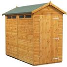 Power Sheds 8 x 4ft Apex Shiplap Dip Treated Security Shed