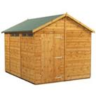 Power Sheds Apex Shiplap Dip Treated Security Shed - 10 x 8ft