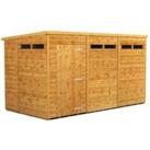 Power Sheds 12 x 6ft Pent Shiplap Dip Treated Security Shed