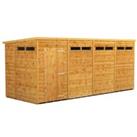 Power Sheds 16 x 6ft Pent Shiplap Dip Treated Security Shed
