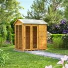 Power Sheds 6 x 4ft Apex Shiplap Dip Treated Summerhouse
