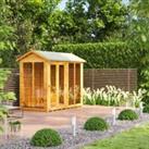 Power Sheds Apex Shiplap Dip Treated Summerhouse - 8 x 4ft