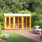 Power Sheds Apex Shiplap Dip Treated Summerhouse - 12 x 4ft
