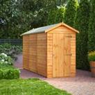 Power Sheds 12 x 4ft Apex Overlap Dip Treated Windowless Shed