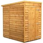 Power Sheds Pent Overlap Dip Treated Windowless Shed - 4 x 6ft
