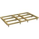 Power Sheds 10 x 6ft Pressure Treated Garden Building Base Kit