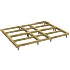 Power Sheds Pressure Treated Garden Building Base Kit - 10 x 8ft
