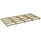 Power Sheds Pressure Treated Garden Building Base Kit - 16 x 8ft