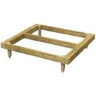 Power Sheds 4 x 4ft Pressure Treated Garden Building Base Kit