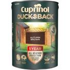 Cuprinol 5 Year Ducksback Matt Shed & Fence Treatment - Autumn Brown - 5L