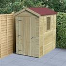 Forest Garden Timberdale 6 x 4ft Apex Shed with Base & Assembly