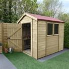 Forest Garden Timberdale Apex Shed with Base & Assembly - 8 x 6ft
