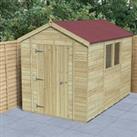 Forest Garden Timberdale 10 x 6ft Apex Shed with Base & Assembly