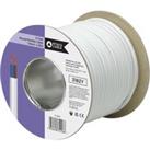 2 Core 3182Y White Round Flexible Cable - 1.5mm2 - 25m
