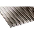 16mm Bronze Multiwall Polycarbonate Sheet - 3000 x 700mm
