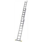 Werner Professional 3 Section Aluminium Extension Ladder - 2.45m