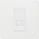 BG Evolve Single Master Telephone Socket - Pearlescent White