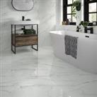 Wickes Calacatta Charm Polished Porcelain Wall & Floor Tile - 600 x 600mm