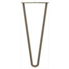 Rothley 350mm 2 Pin Hairpin Leg - Antique Brass - Set of 4