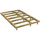 Power Sheds 6 x 10ft Pressure Treated Garden Building Base Kit