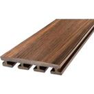 Eva-Last Tiger Cove Dark Brown Composite Infinity Deck Board - 25.4 x 135 x 2200mm - Pack of 40