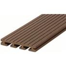 Eva-Tech Aruna Dark Brown Composite I-Series Deck Board - 23 x 137 x 2200mm - Pack of 40