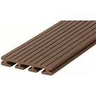 Eva-Tech Aruna Dark Brown Composite I-Series Deck Board - 23 x 137 x 2200mm - Pack of 30