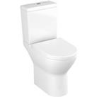 VitrA Chennai Easy Clean Comfort Height Close Coupled Toilet Pan, Cistern & Soft Close Seat