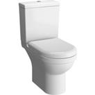 VitrA Chennai Easy Clean Close Coupled Toilet Pan, Cistern & Soft Close Seat