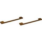 Abacus Concept Brushed Bronze Bathroom Furniture Handle for Freestanding Unit - Pack of 2