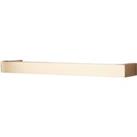 Towelrads Elcot Brushed Brass Dry Electric Towel Bar - 630mm