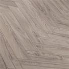 Plumley Grey Oak Herringbone 8mm Laminate Flooring - 0.87m2