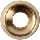 Wickes Brass Plated Screw Cup Washers - 3.5mm - Pack of 50