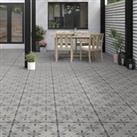 Willow Grey Glazed Outdoor Porcelain Paving Tile - 600 x 600 x 20mm - Pack of 56