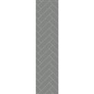 Multipanel Hydrolock Dust Grey Herringbone Tile Effect Shower Panel - 2400 x 598 x 11mm
