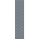 Multipanel Hydrolock Monument Grey Herringbone Tile Effect Shower Panel - 2400 x 598 x 11mm